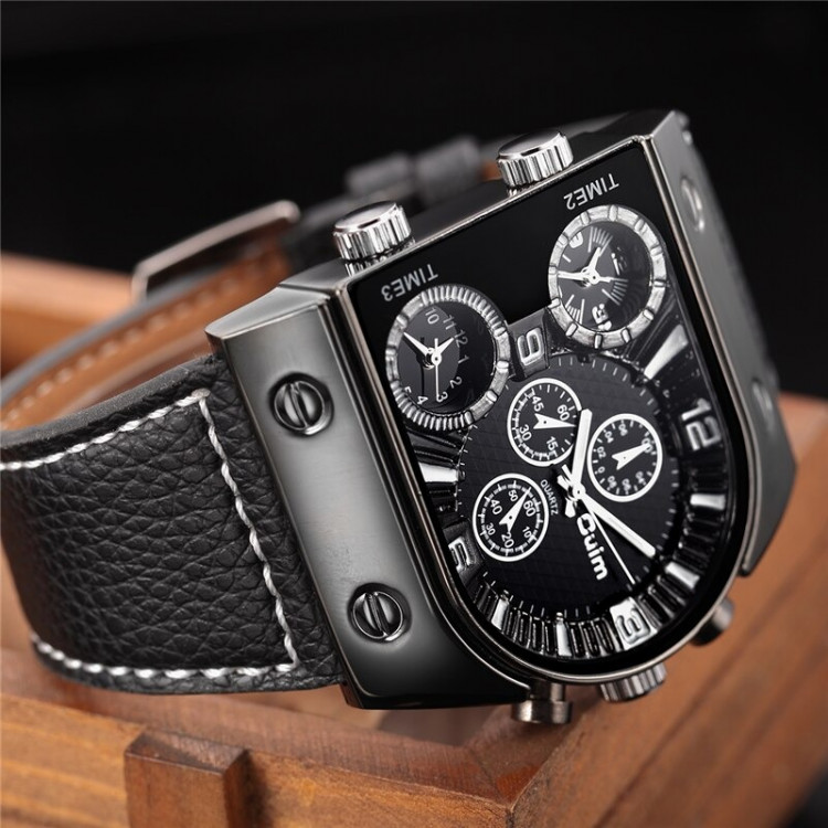 Чоловічий годинник Oulm black - 