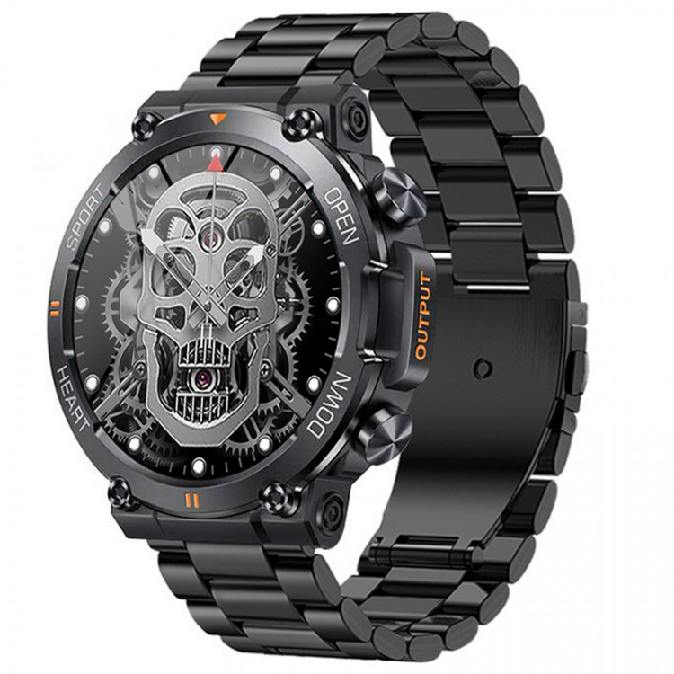 Смарт-годинник протиударний Smart Device 102 black steel - 