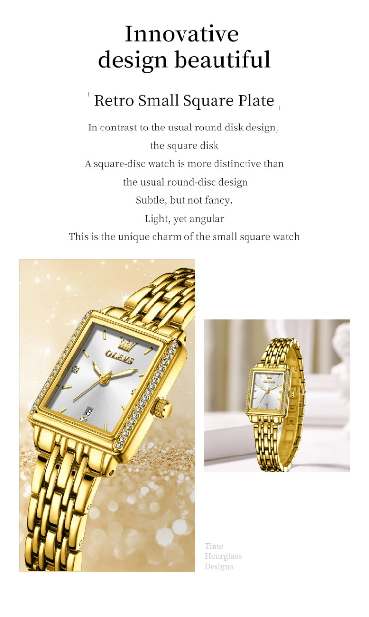 Жіночий годинник OLEVS gold - 