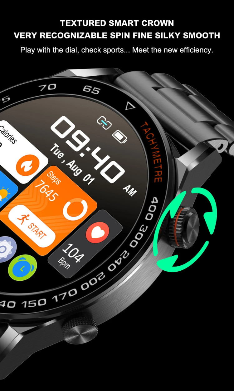 Смарт-годинник Smart Device 12 black, 2 ремінці - 