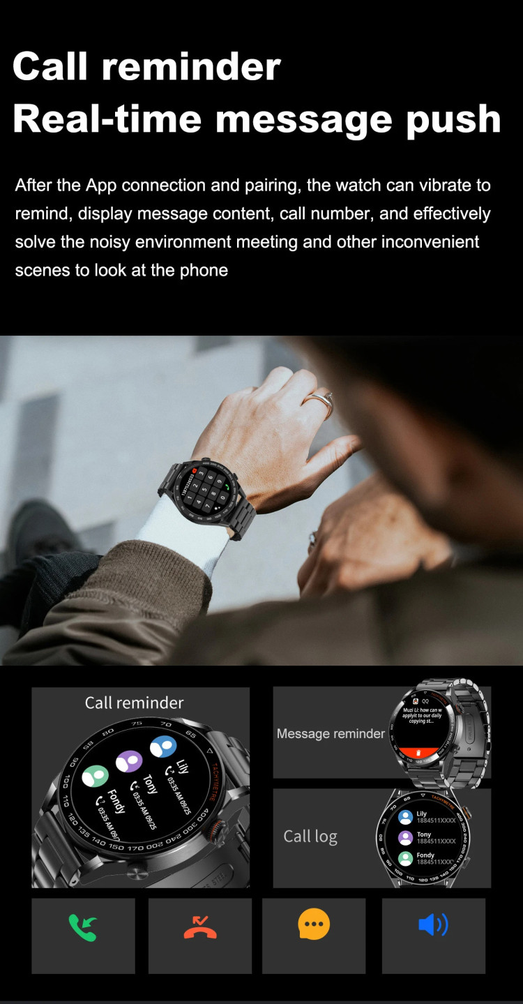 Смарт-годинник Smart Device 12 black, 2 ремінці - 