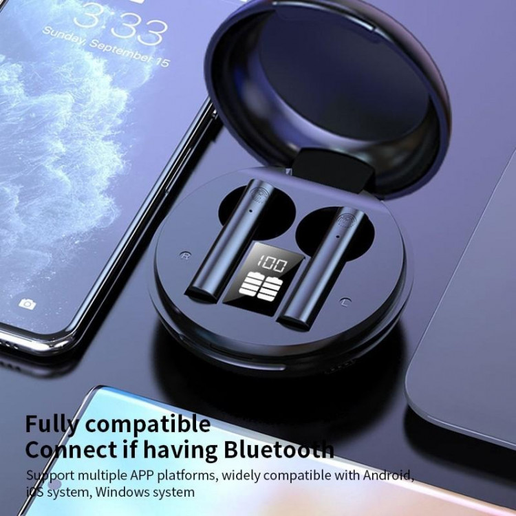 Навушники Bluetooth Air Music 55 black  - 