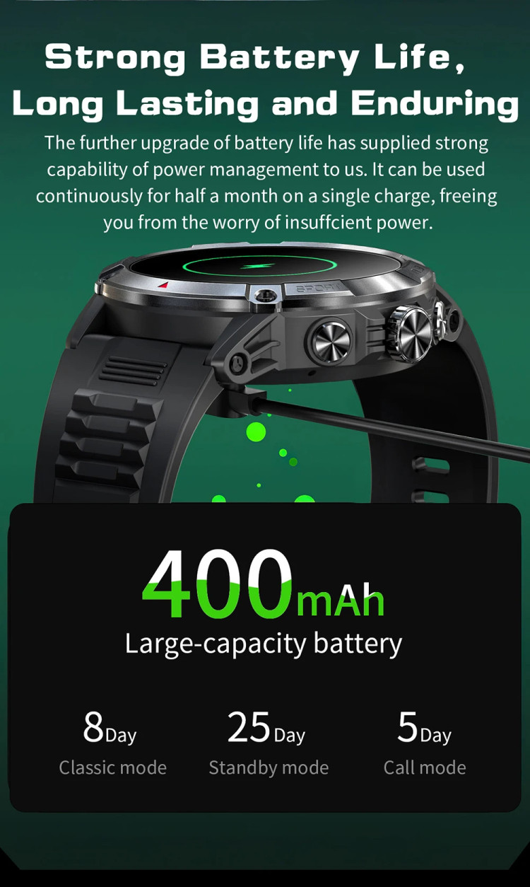 Смарт-годинник протиударний Smart Device 15 black - 