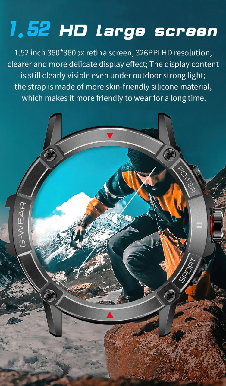 Смарт-годинник протиударний Smart Device 15 black - 