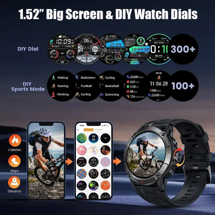 Смарт-годинник протиударний Smart Device 15 black - 