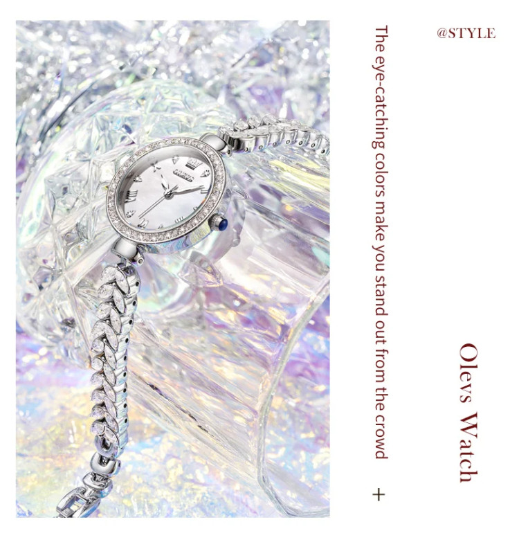Жіночий годинник OLEVS silver - 