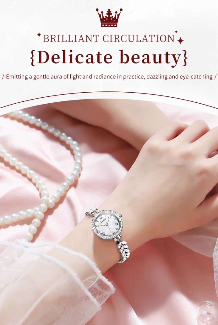 Жіночий годинник OLEVS silver - 