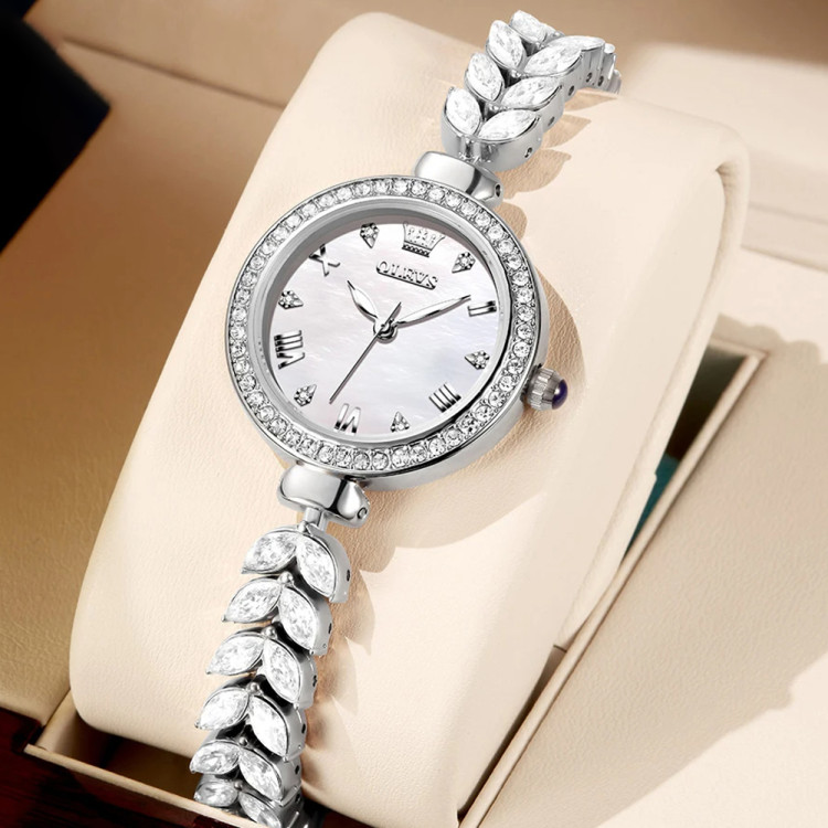 Жіночий годинник OLEVS silver