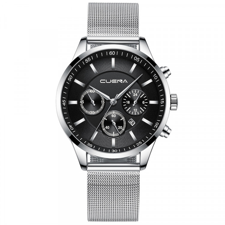 Чоловічий годинник CUENA silver