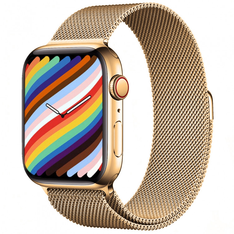 Смарт-годинник Smart Device 87 gold steel, 2 ремінці - 