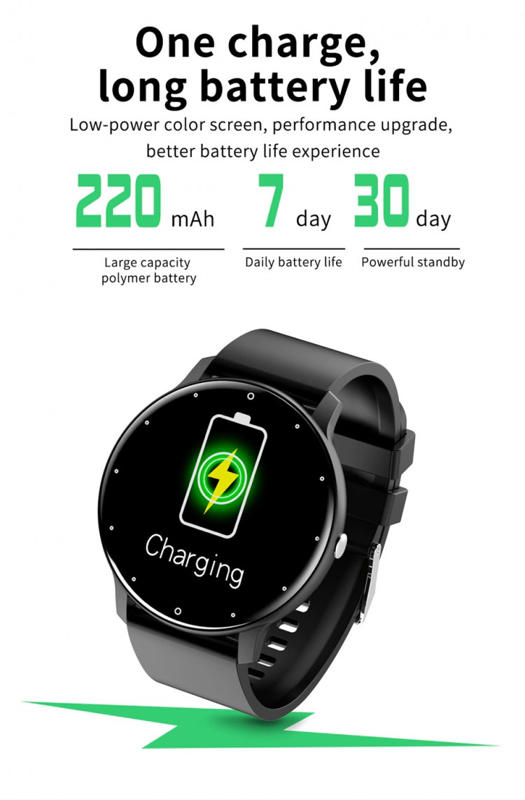 Смарт-годинник Smart Device 80 black steel, 2 ремінці - 