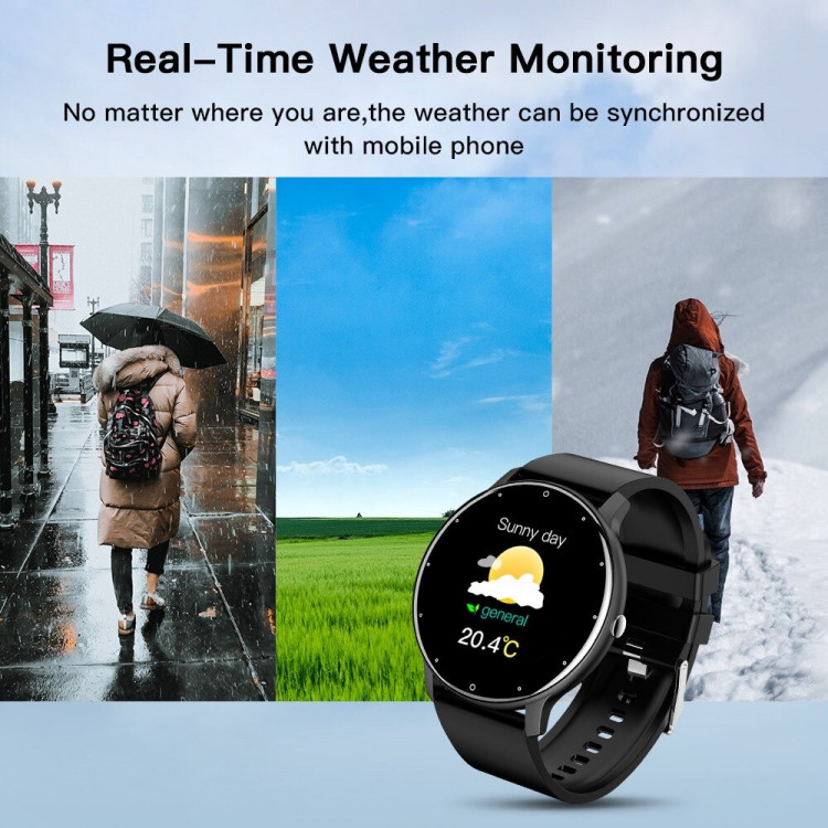 Смарт-годинник Smart Device 80 black steel, 2 ремінці - 