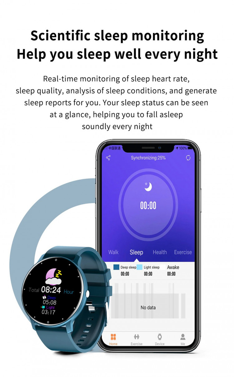 Смарт-годинник Smart Device 80 black steel, 2 ремінці - 