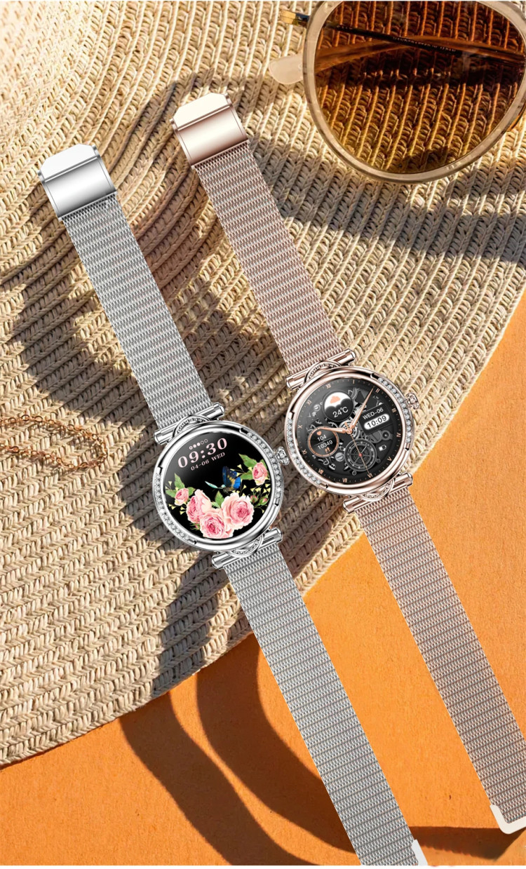 Смарт-годинник Women's Smart Device 11 gold steel  - 