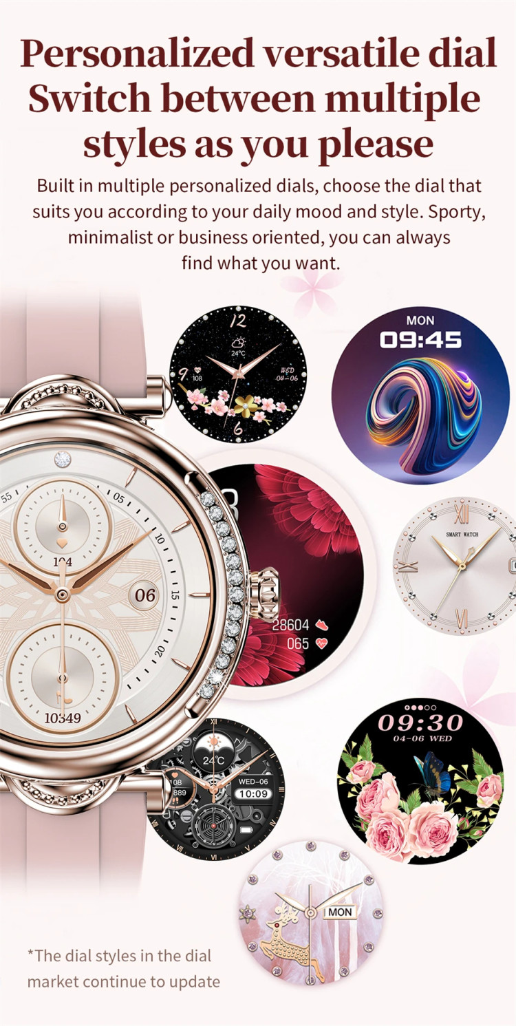 Смарт-годинник Women's Smart Device 11 gold steel  - 