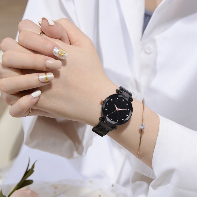 Жіночий годинник black №01086  - 