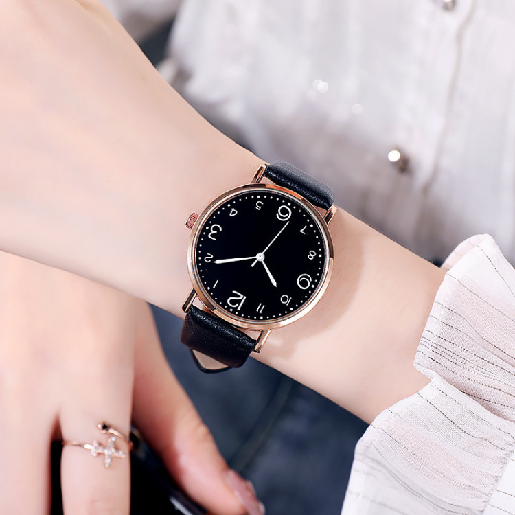 Жіночий годинник black №24045  - 