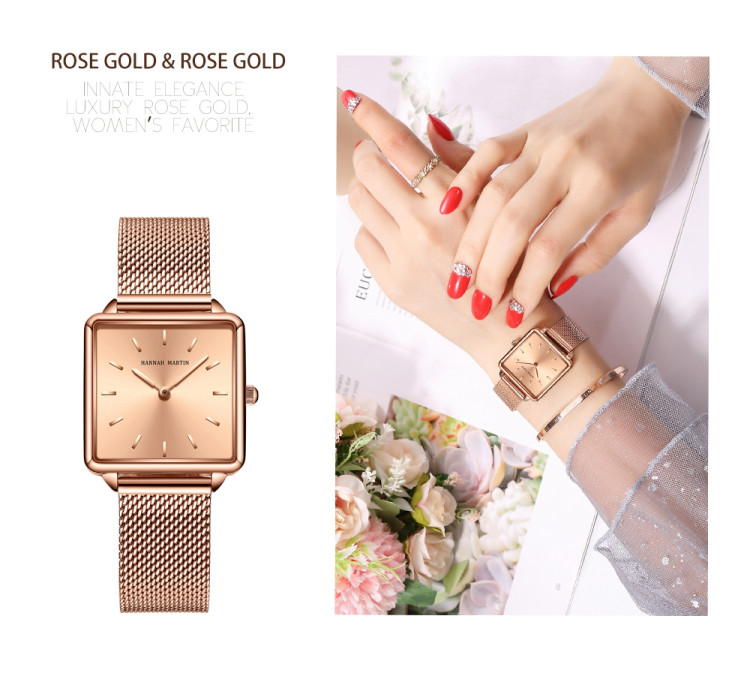 Жіночий годинник Hannah Martin gold  - 