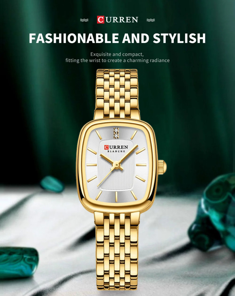 Жіночий годинник CURREN gold - 