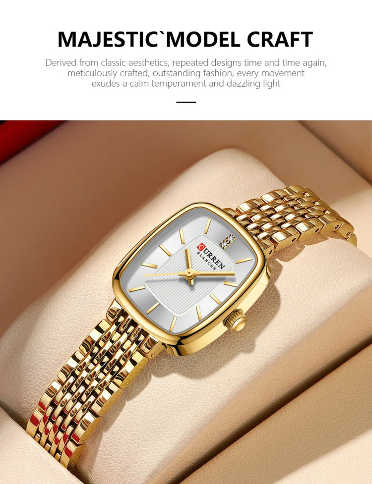 Жіночий годинник CURREN gold - 