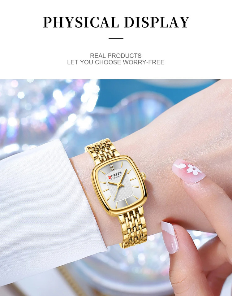 Жіночий годинник CURREN gold - 
