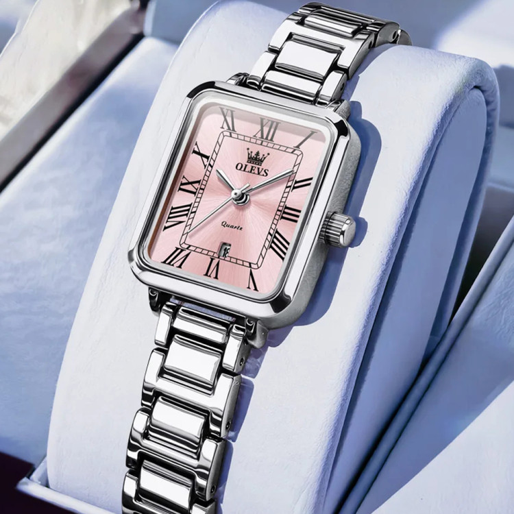 Жіночий годинник OLEVS silver