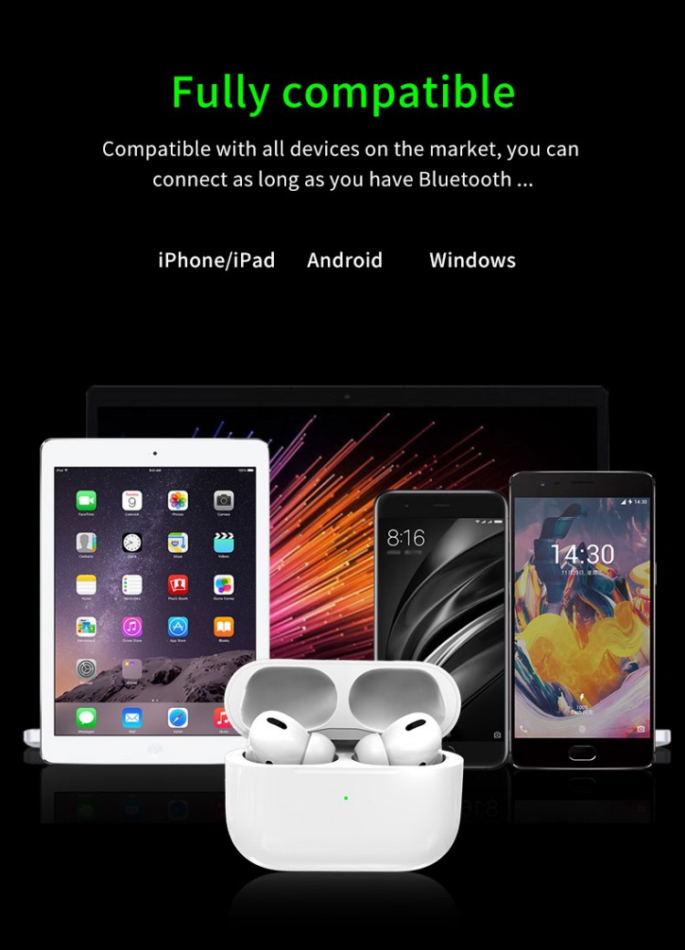 Навушники Bluetooth Air Music Pods Pro black - 