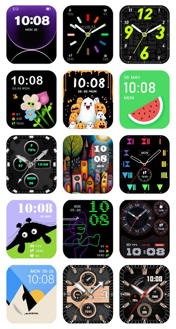 Смарт-годинник протиударний Smart Device 7 black milanese loop - 