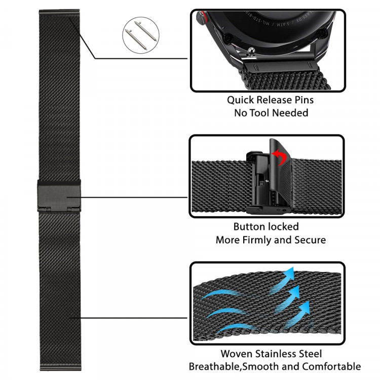 Смарт-годинник Smart Device 73 black steel - 