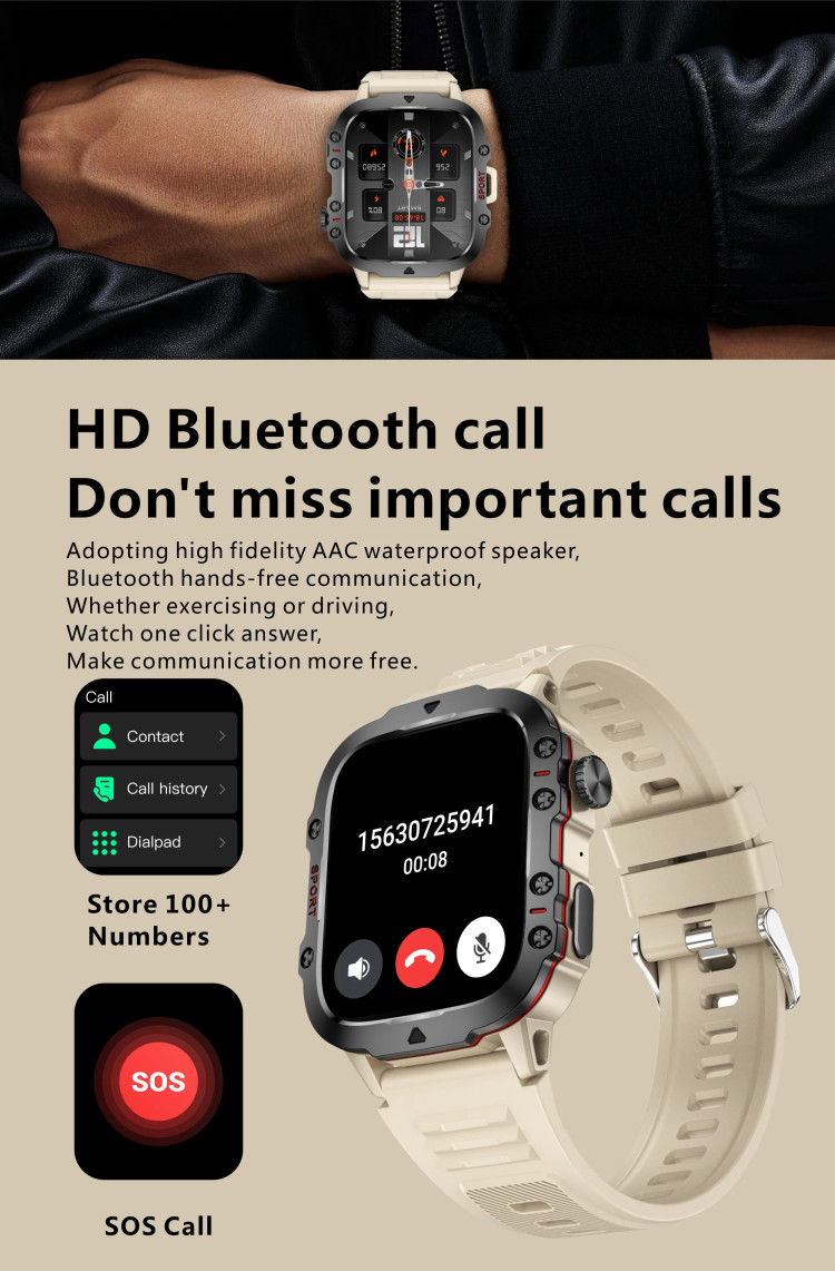 Смарт-годинник протиударний Smart Device 7 coyote  - 