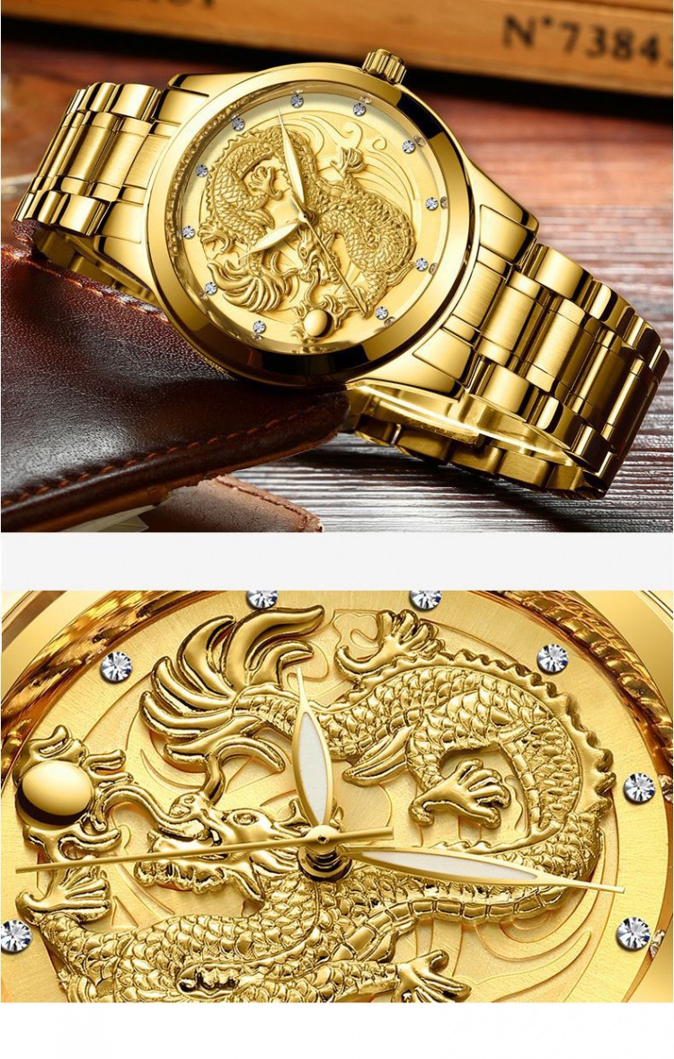 Чоловічий годинник gold №01164 - 