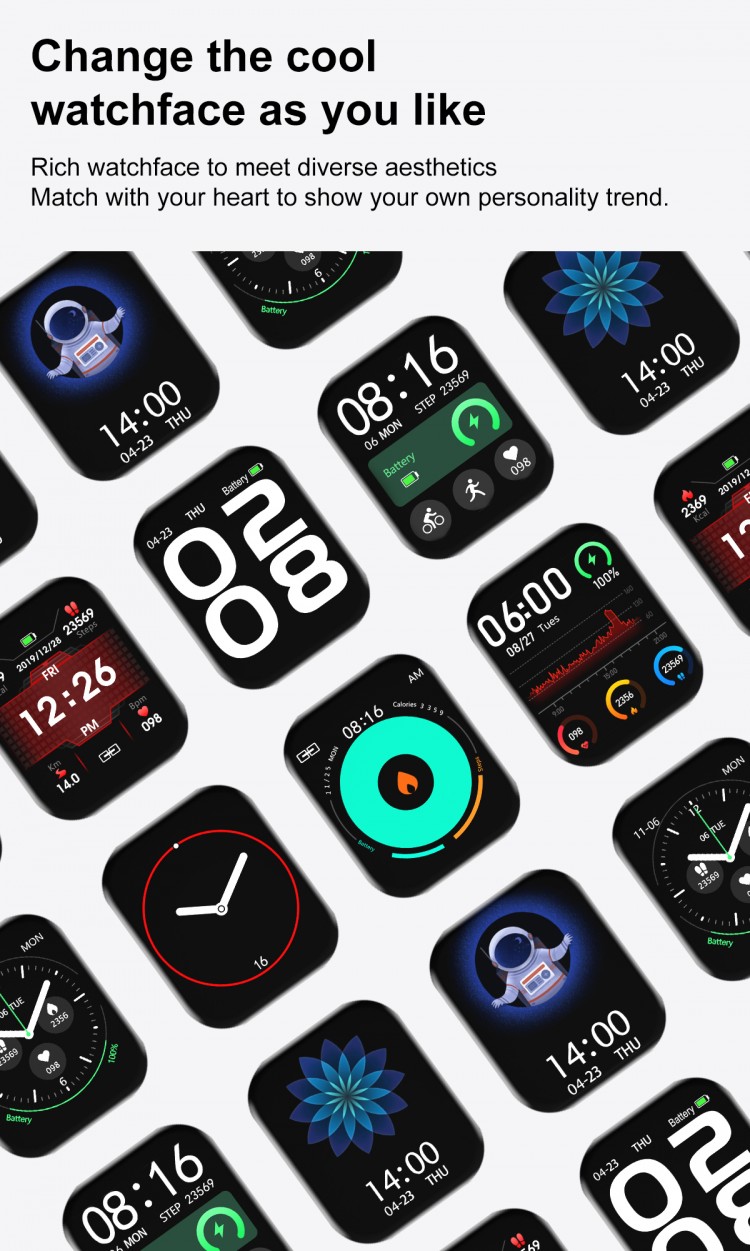 Смарт-годинник Smart Device 56 black steel - 