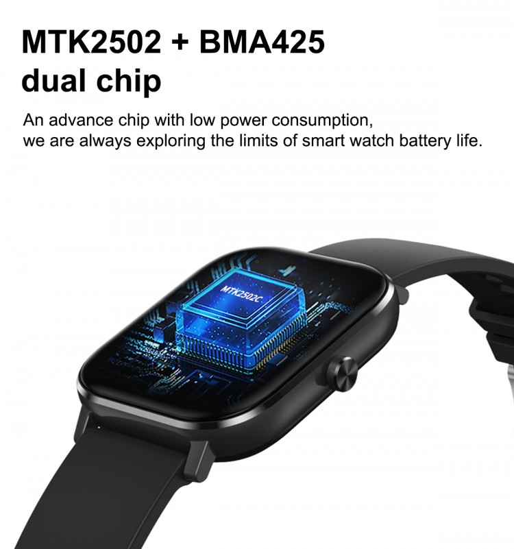 Смарт-годинник Smart Device 56 black steel - 