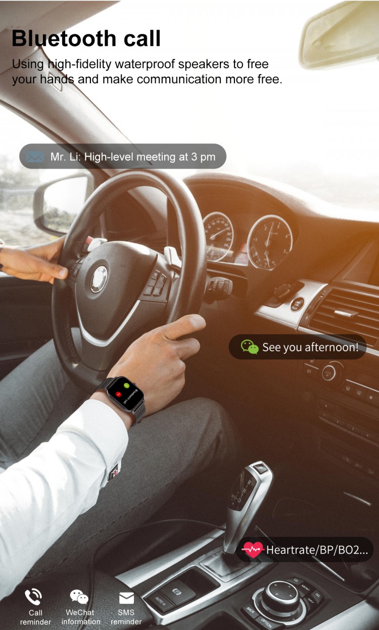 Смарт-годинник Smart Device 56 black steel - 