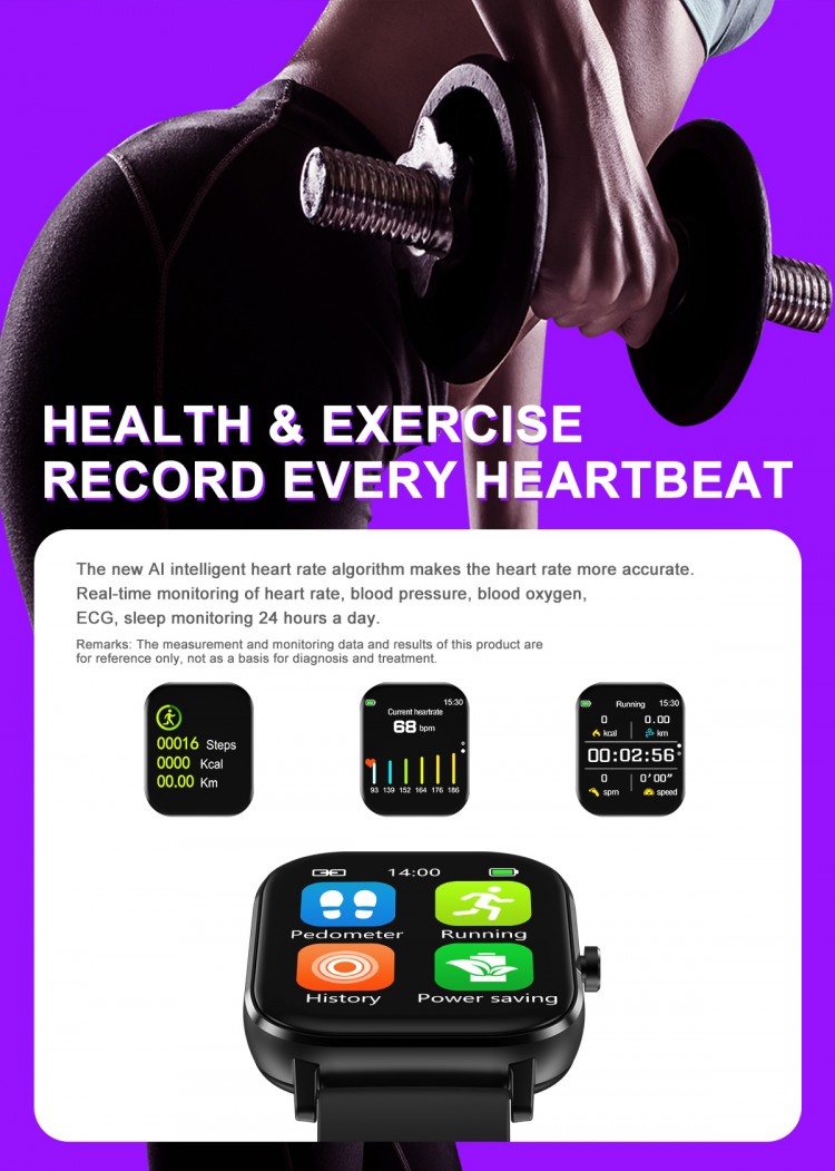 Смарт-годинник Smart Device 56 black steel - 