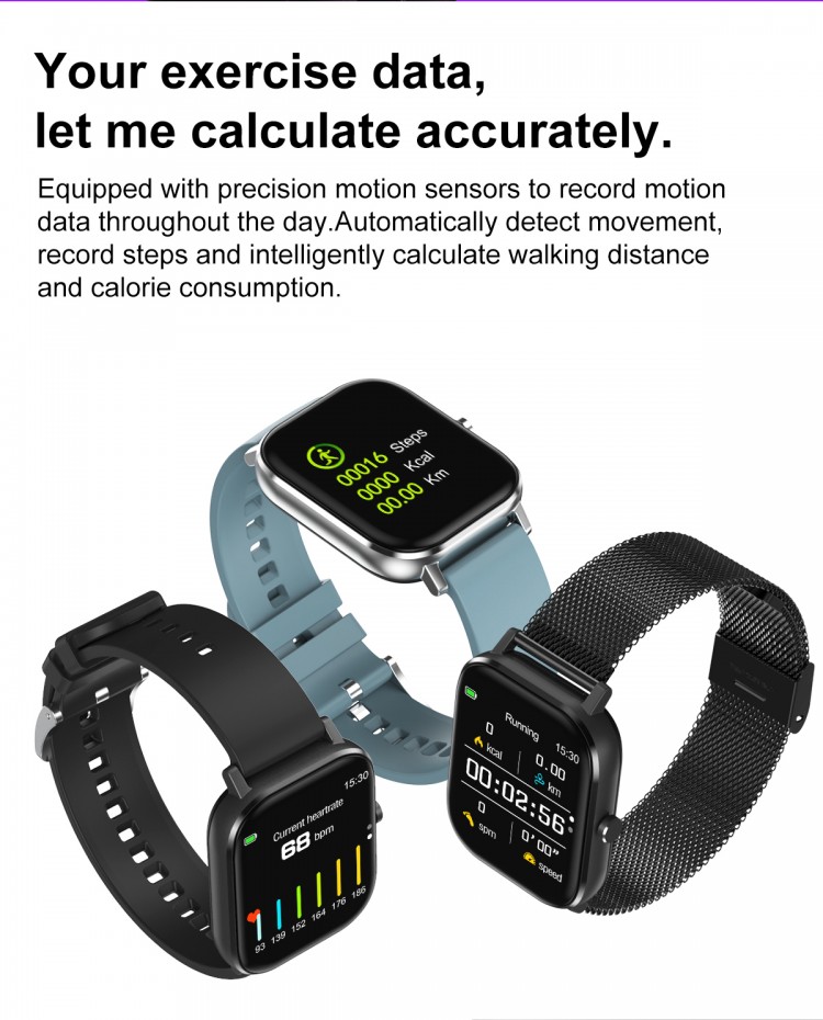Смарт-годинник Smart Device 56 black steel - 