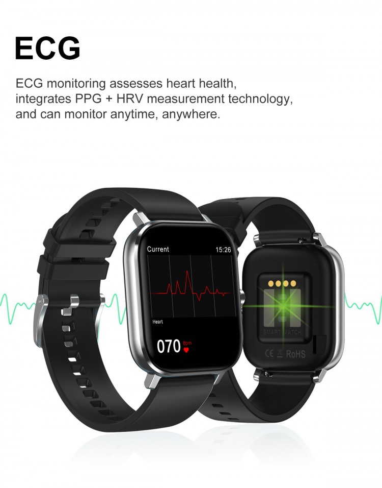 Смарт-годинник Smart Device 56 black steel - 