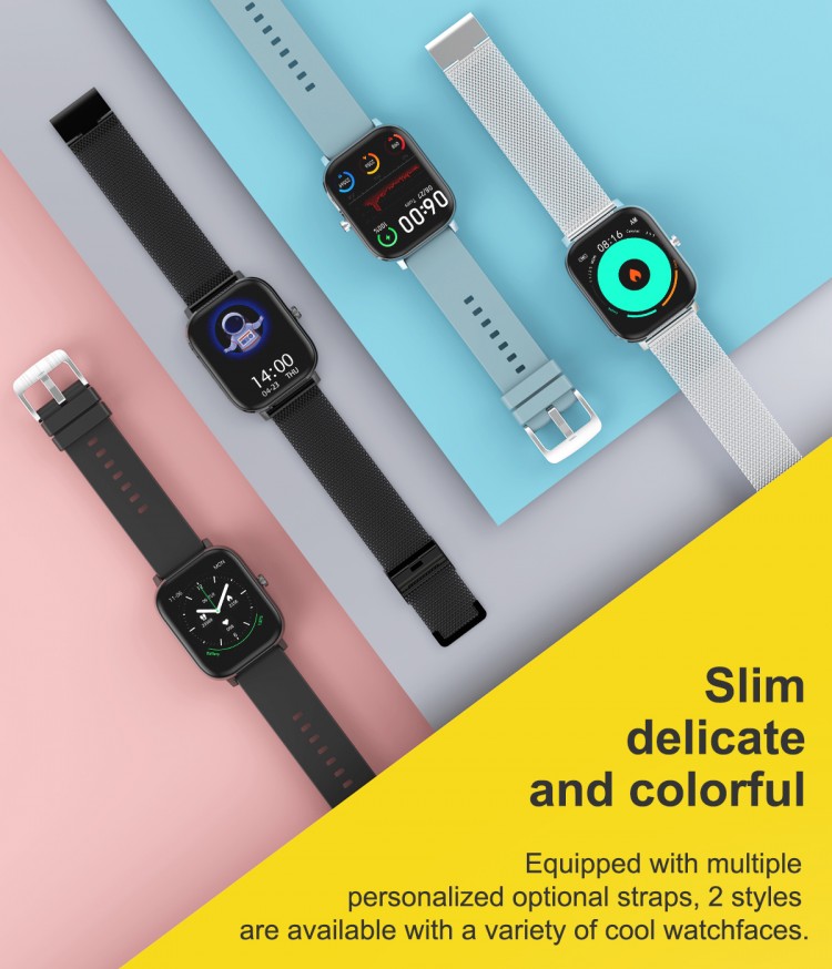 Смарт-годинник Smart Device 56 black steel - 