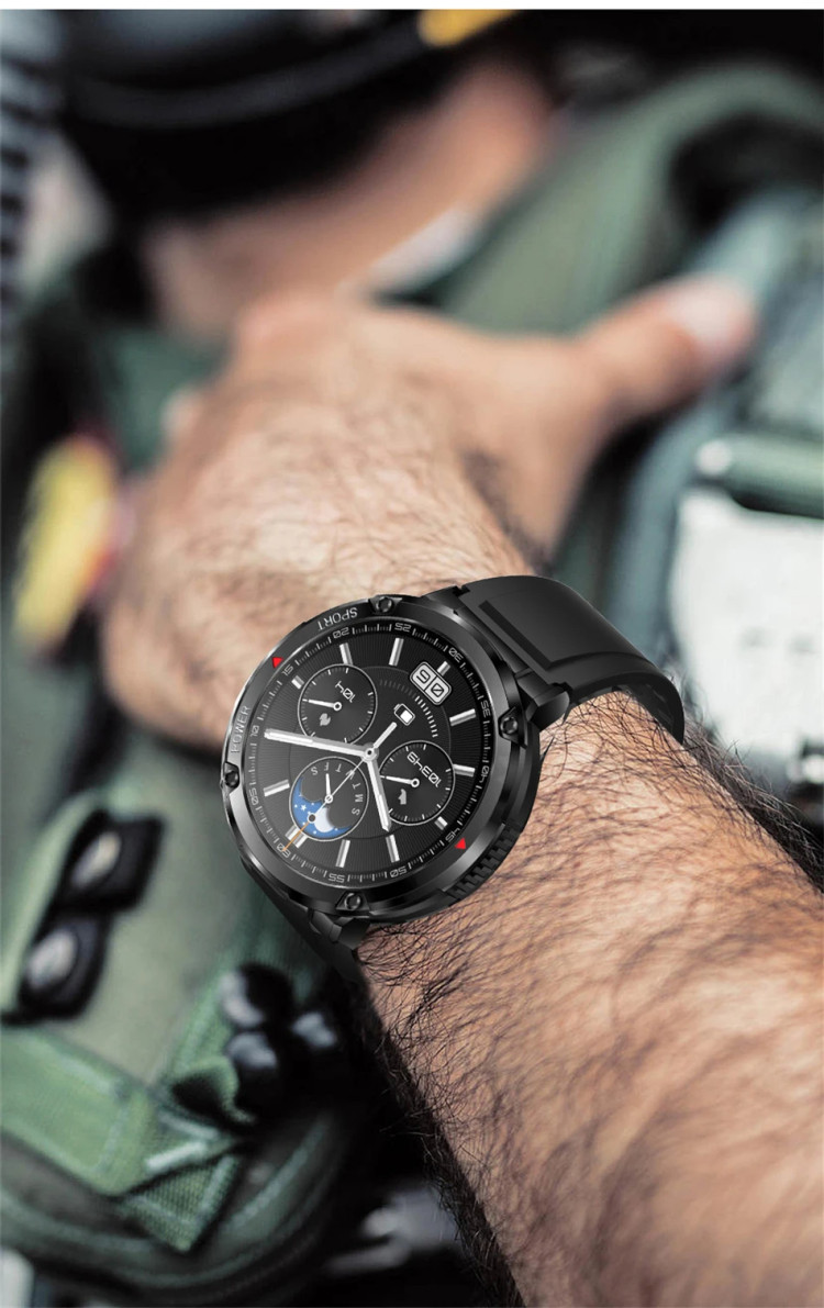 Смарт-годинник протиударний Smart Device 16 black steel - 
