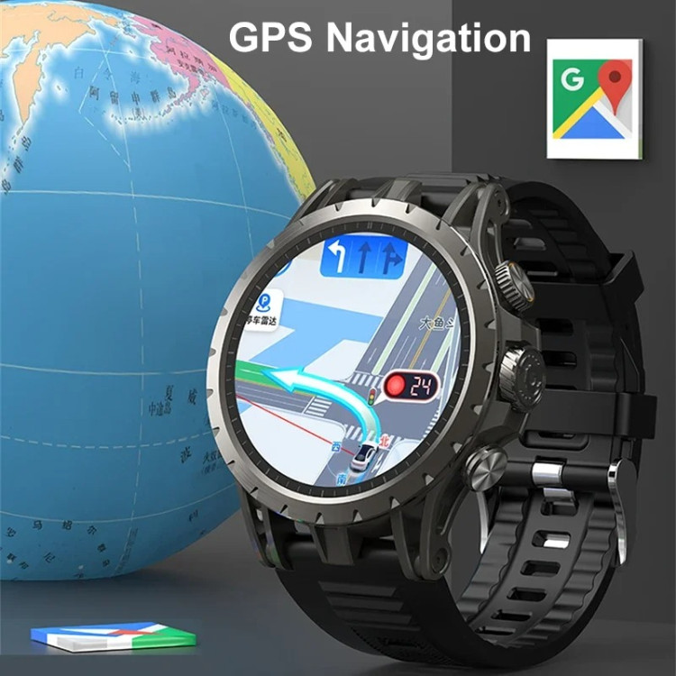 Смарт-годинник SIM-карта | Google Play | Wi-Fi | 16 ГБ | 4G | GPS - 