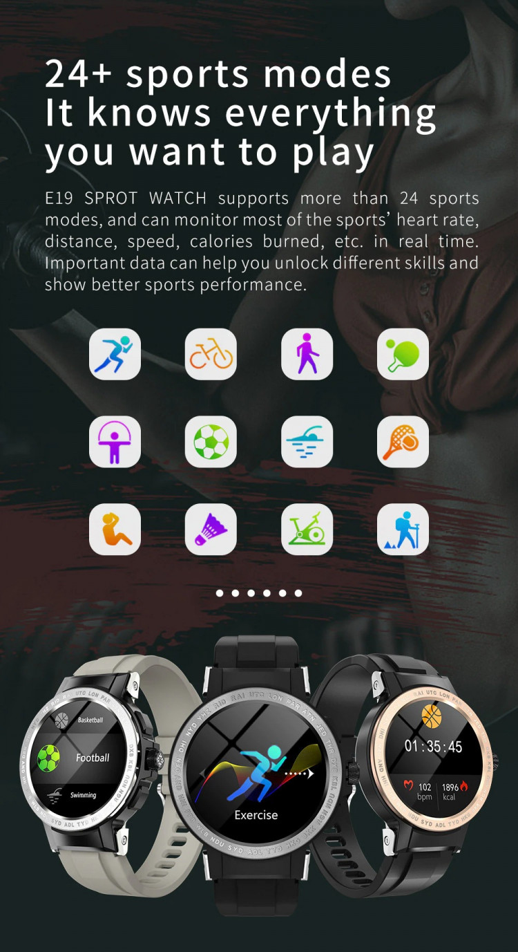 Смарт-годинник Smart Device 82 black+gold - 
