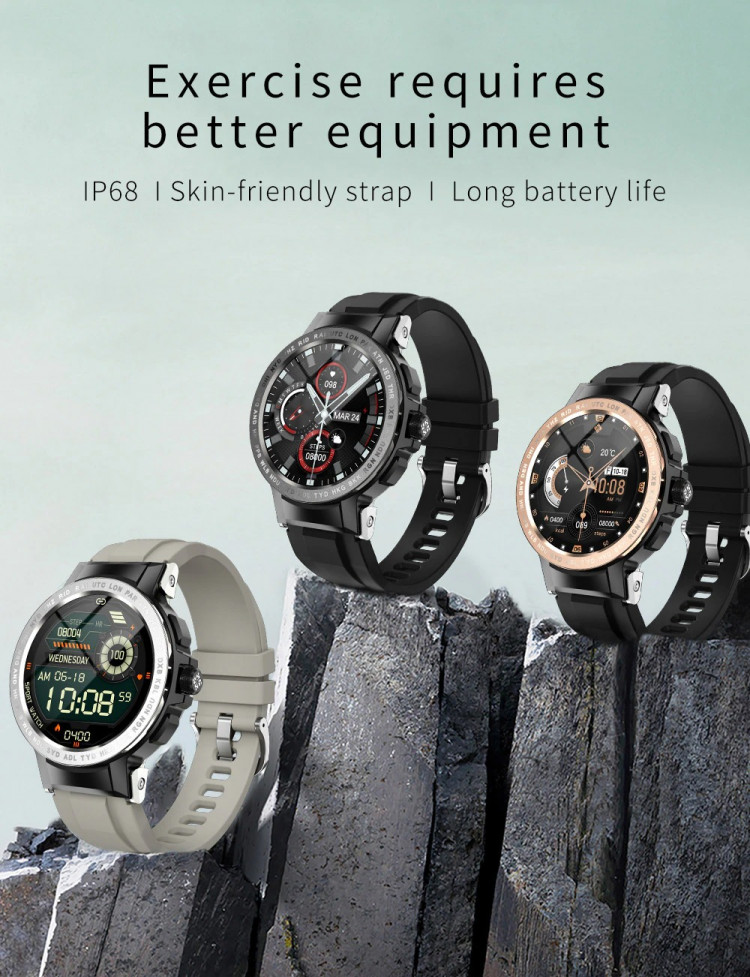 Смарт-годинник Smart Device 82 black+gold - 