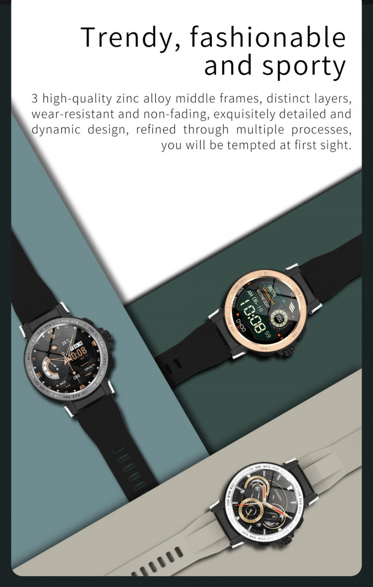 Смарт-годинник Smart Device 82 black+gold - 