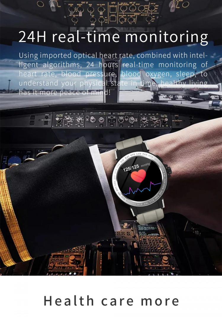 Смарт-годинник Smart Device 82 black+gold - 