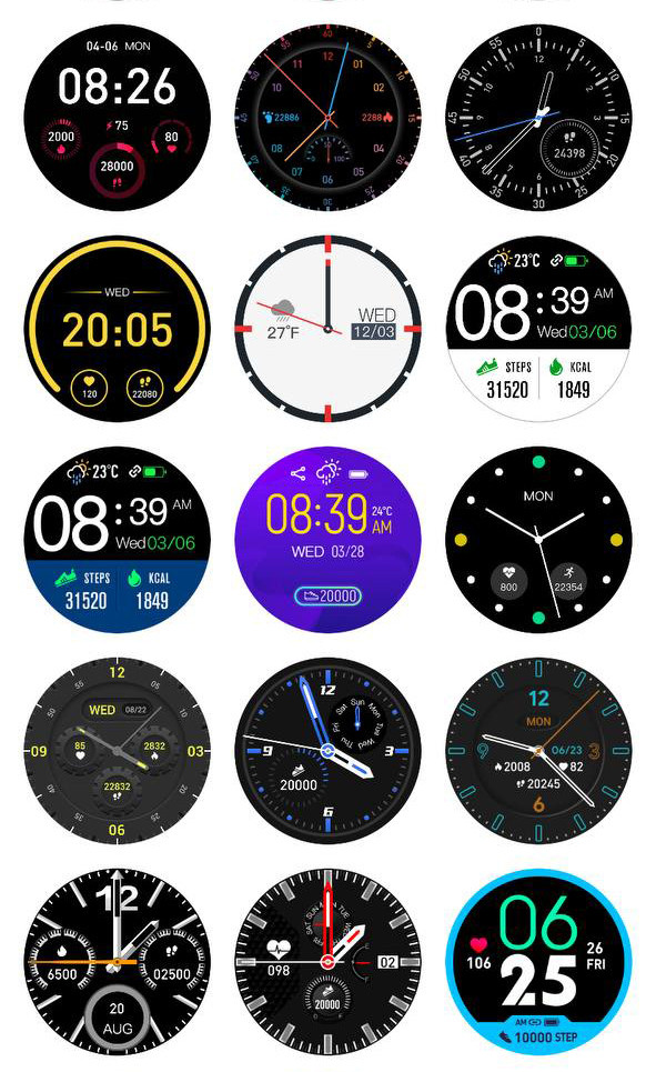 Смарт-годинник Smart Device 82 black+gold - 
