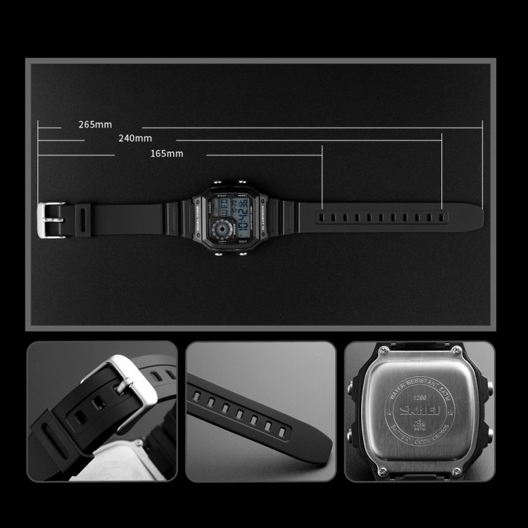 Чоловічий годинник SKMEI black - 
