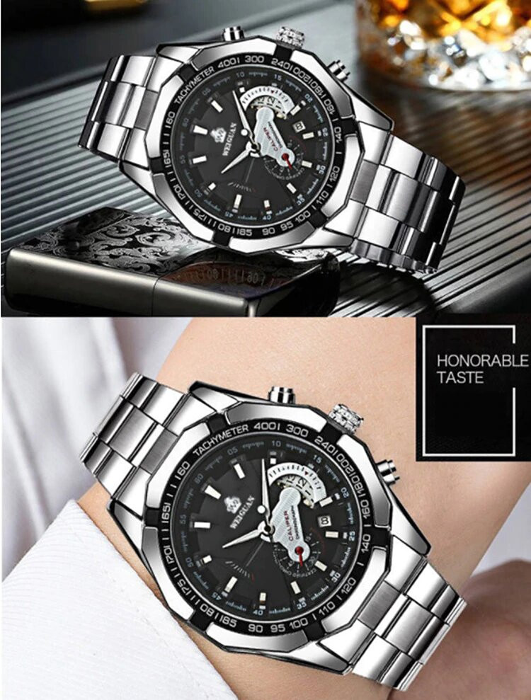 Чоловічий годинник WEIGUAN black - 