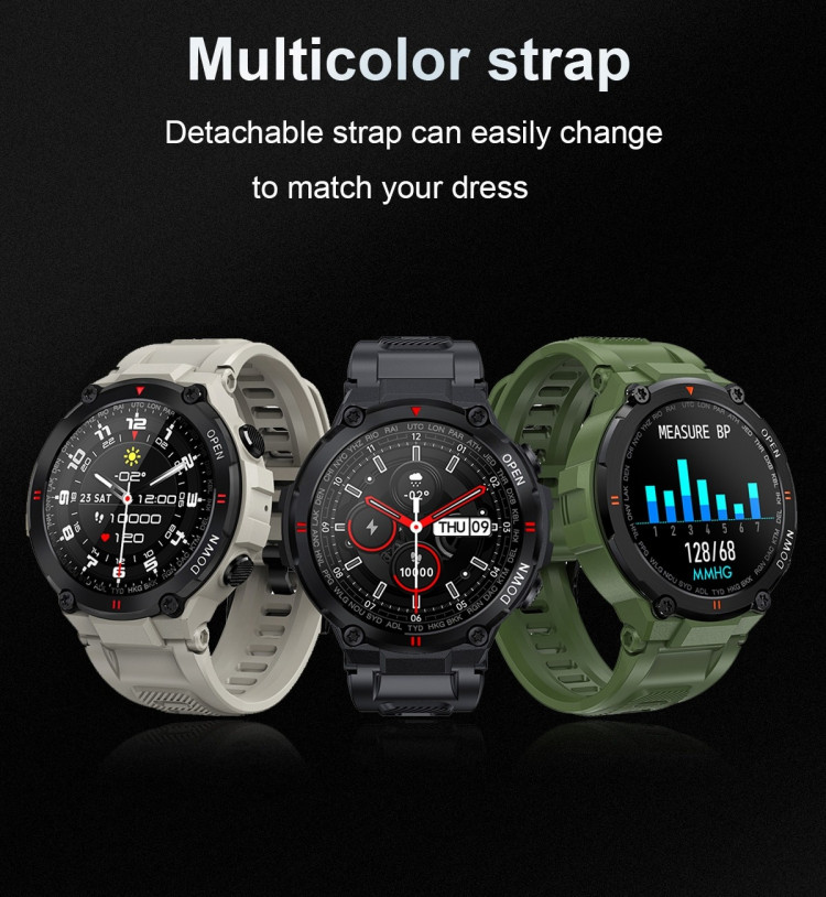 Смарт-годинник протиударний Smart Device 83 gray - 