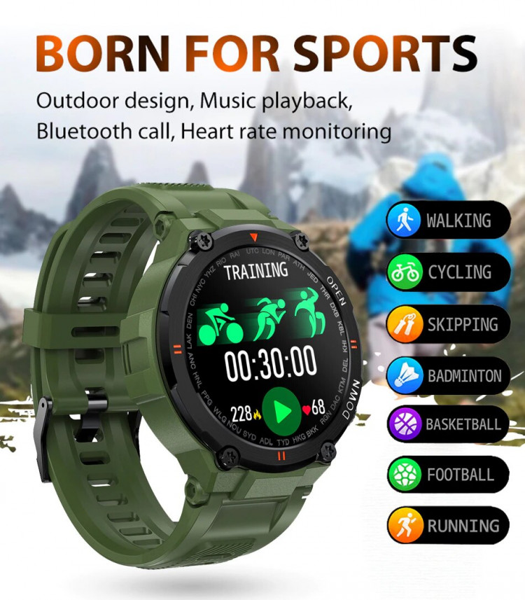 Смарт-годинник протиударний Smart Device 83 gray - 