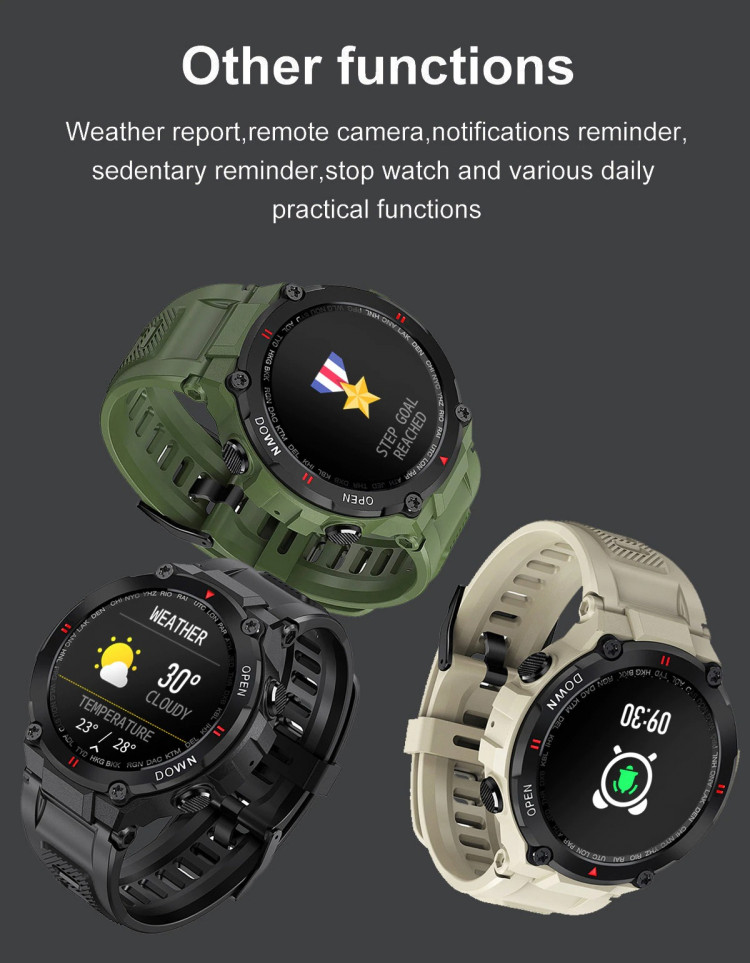Смарт-годинник протиударний Smart Device 83 gray - 